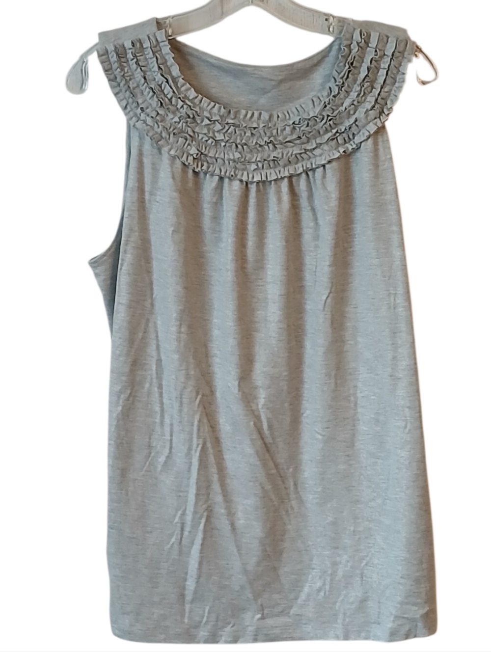 Lane Bryant Gray Sleeveless Top Size 14/16 NWT